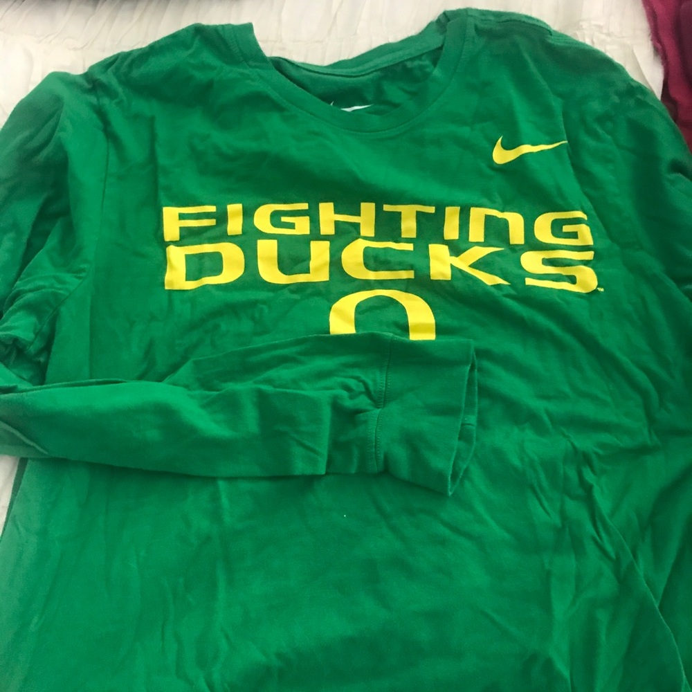 Oregon Ducks fighting ducks long sleeve shirt